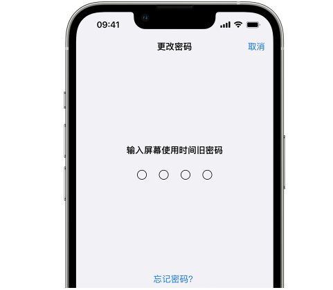 陈场镇iPhone屏幕维修分享iPhone屏幕使用时间密码忘记了怎么办 