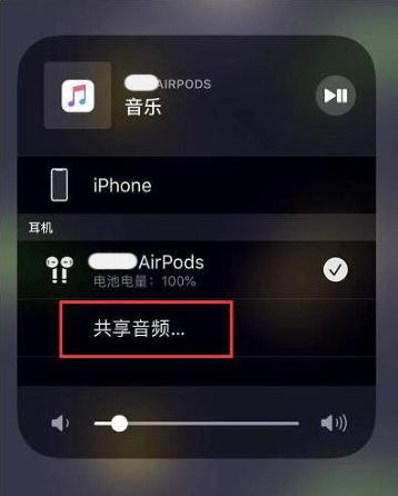 陈场镇苹果14音频维修点分享iPhone14音频共享设置方法 