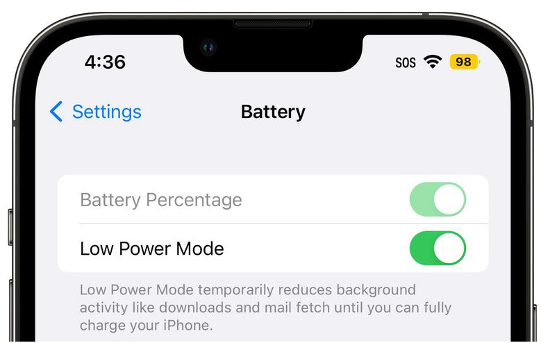 陈场镇苹果手机维修分享iOS 16 Beta 6电池百分比显示和Beta 5有什么不同 