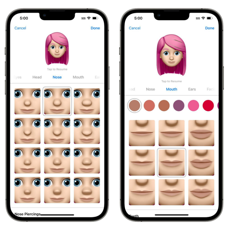 陈场镇苹果手机维修分享​iOS 16中的拟我表情有了哪些变化和升级 