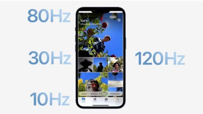 陈场镇苹果14维修分享iPhone 14有高刷吗 