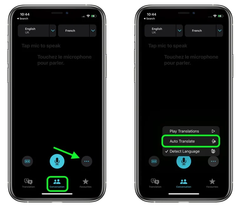 陈场镇苹果手机维修分享iOS 15 “翻译” App 新改进 