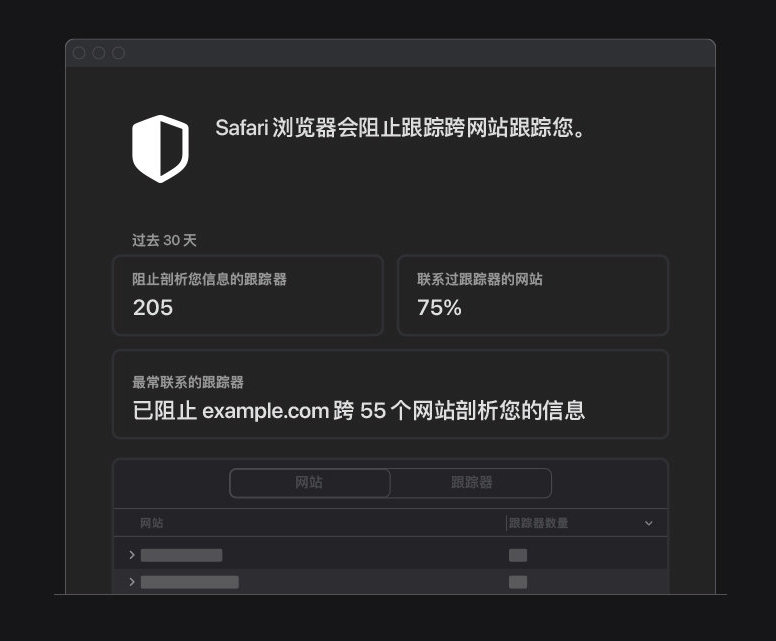 陈场镇苹果手机维修分享如何在 Safari 浏览器中查看和打开隐私报告 